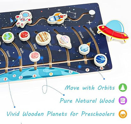 Planet Board Maze | Solar System Puzzle