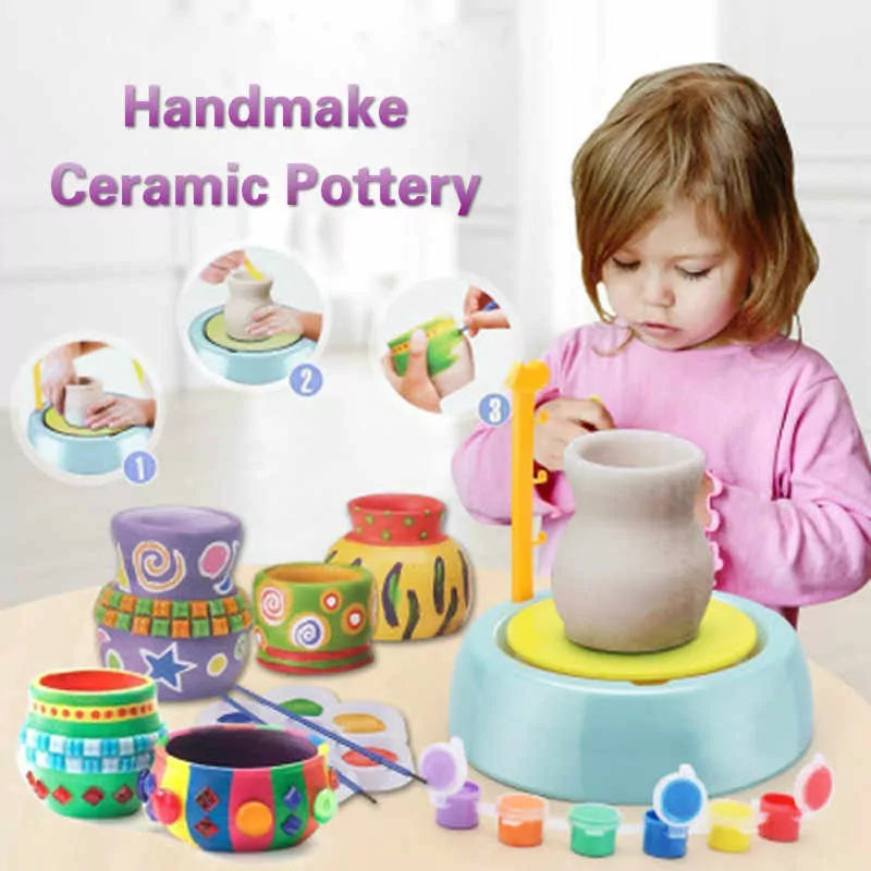 Pottery Wheel Handicraft Painting Kit - 103
