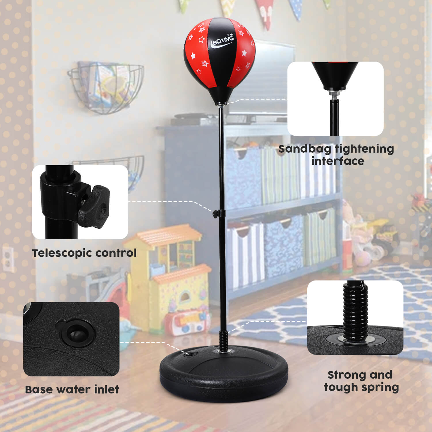 Punching Bag For Kids Boxing Set