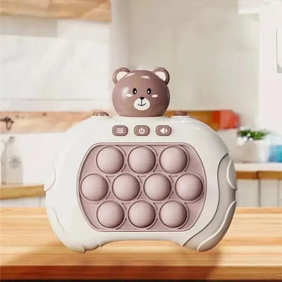 Consola de juegos Fidtoy QuickPush para niños: desarrollo de la coordinación ojo-mano, reflejos, memoria y velocidad