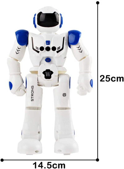 Juguete Robot Teledirigido Programable Inteligente Interactivo Kit de Robot con Sensor de Gestos Bailando Caminando Robótica Inteligente LED Regalo para Niños