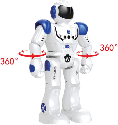 Juguete Robot Teledirigido Programable Inteligente Interactivo Kit de Robot con Sensor de Gestos Bailando Caminando Robótica Inteligente LED Regalo para Niños