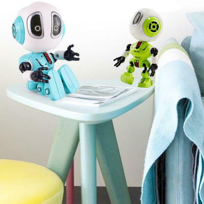 Mini Diecast Robot Toy with Touch Sensitive & Alien Voice Function (2 Pack)