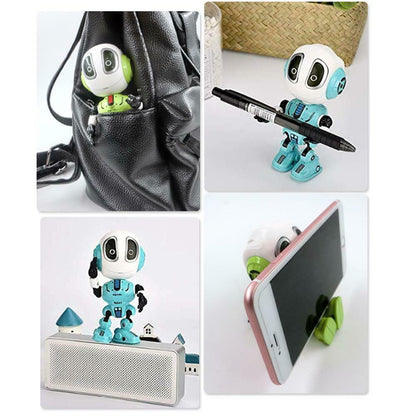 Mini Diecast Robot Toy with Touch Sensitive & Alien Voice Function (2 Pack)