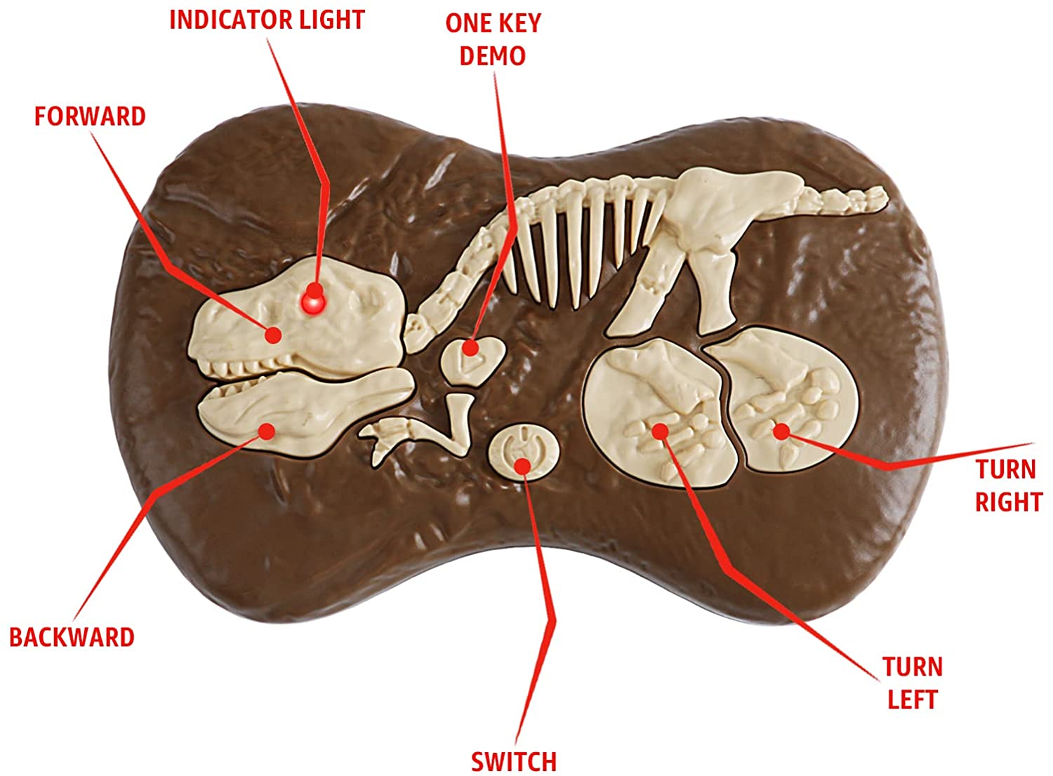 Rechargeable Remote Control Dinosaur Toy with Walking Feature & Roaring Sounds Lights Realistic T-Rex Dinosaur Robot for Kids Toys Gifts