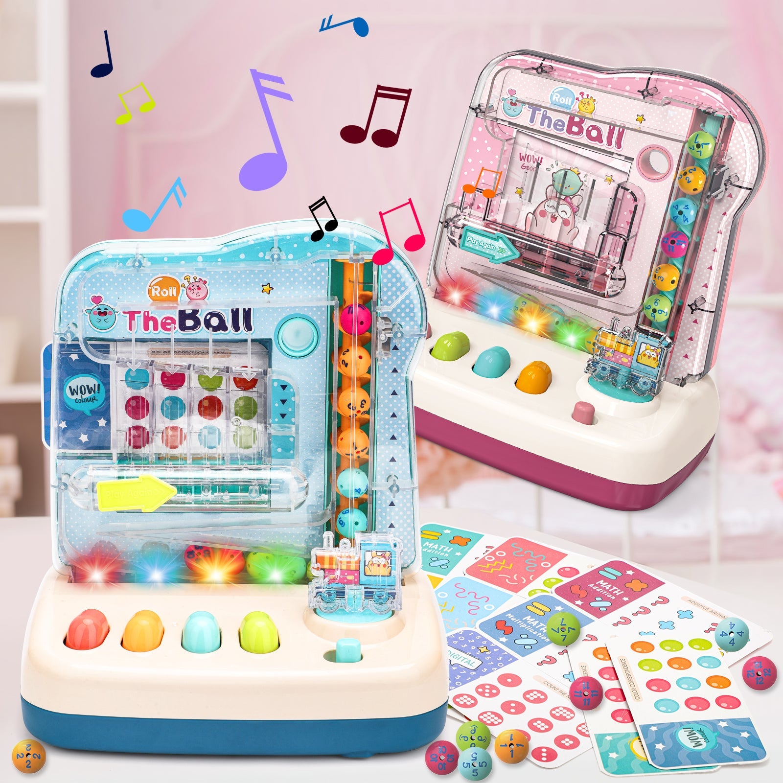 Rolling Track Ball Puzzle Game Toys, Interactive Educational Toy Stimulating Creativity, Best Gift for Kids, Double-sided Clean Plastic Material, for Family Fun