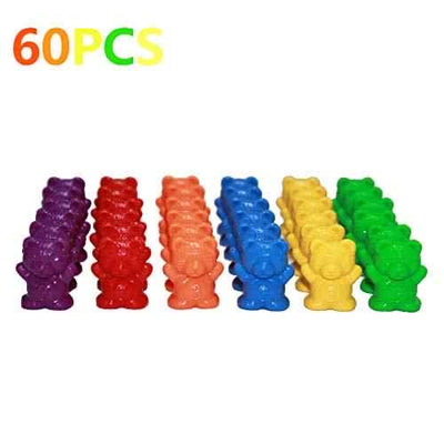 Mathematics toys Rainbow Bear Activity Set - Montessori Educational Toys