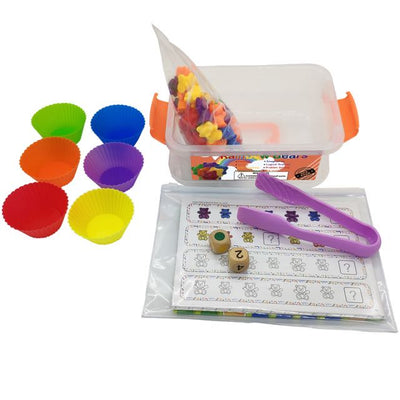 Mathematics toys Rainbow Bear Activity Set - Montessori Educational Toys