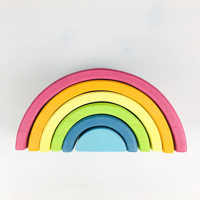 Juguete apilable de madera Fidtoy Life Set para niños