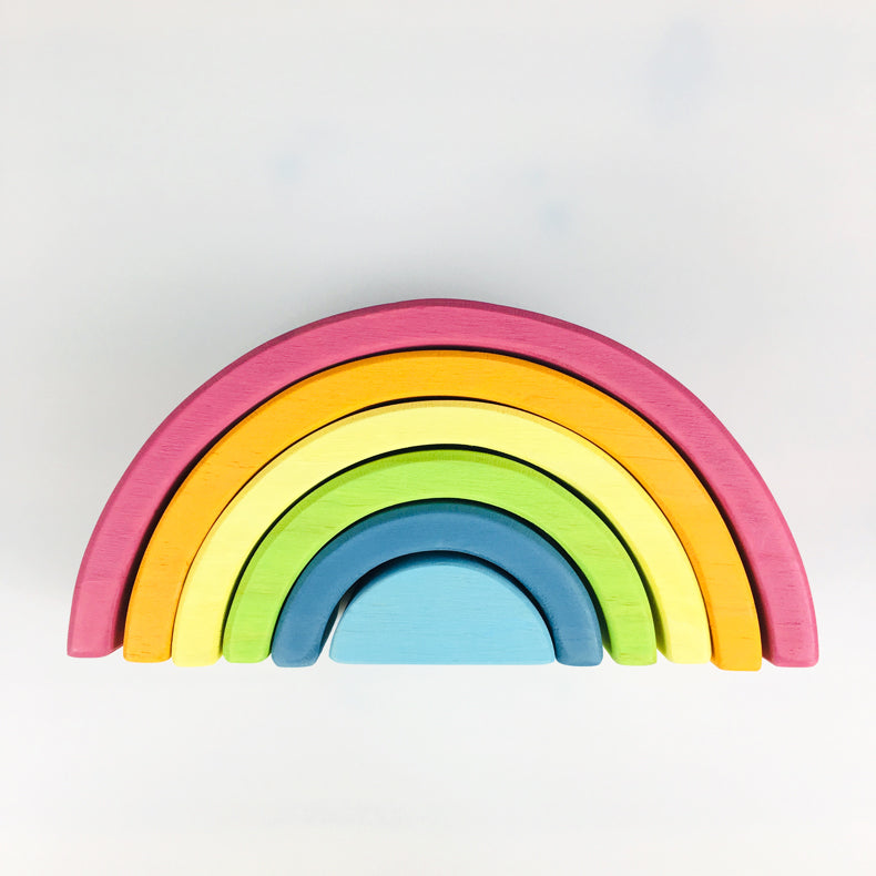 Rainbow wooden toys - Life set - 6 pcs
