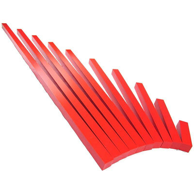 Fidtoy Varillas Rojas Material Sensorial Montessori para Niños de 3+ años