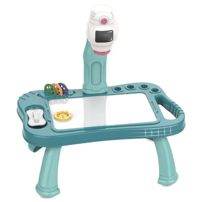 Fidtoy Kids Drawing Projector Table Art Tracing Toy with Markers and 72 Pictures