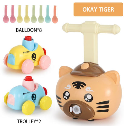 Children's Balloon Powered Launch Car
