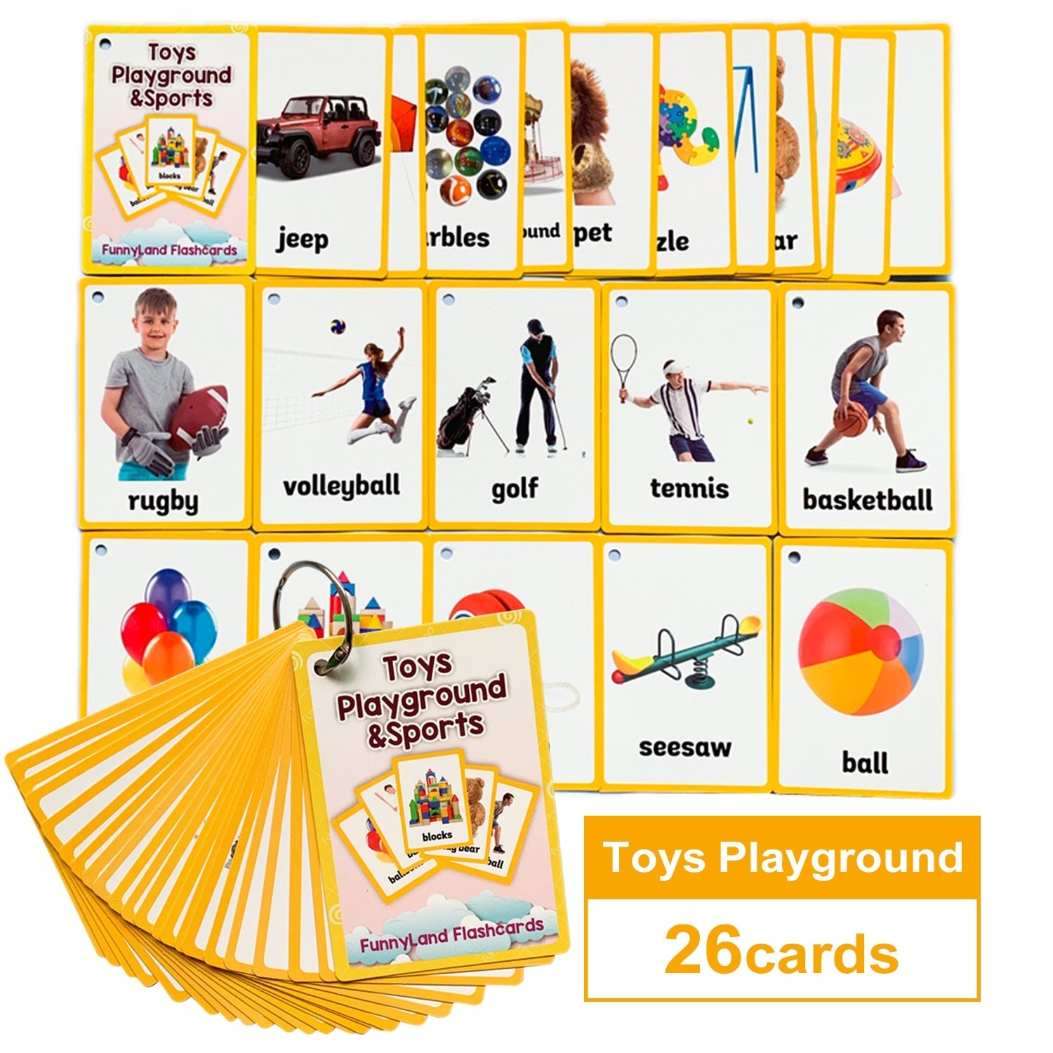 Baby English Learning Word Table Flashcard Toys