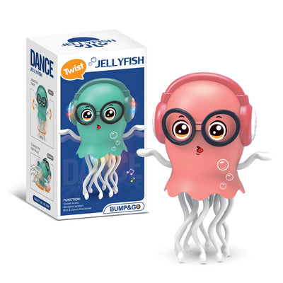 Fidtoy Electric Dancing Octopus Toy with Lights and Music for Kids