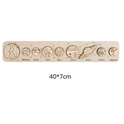 Earth Sun Solar System Planets Wooden Toys