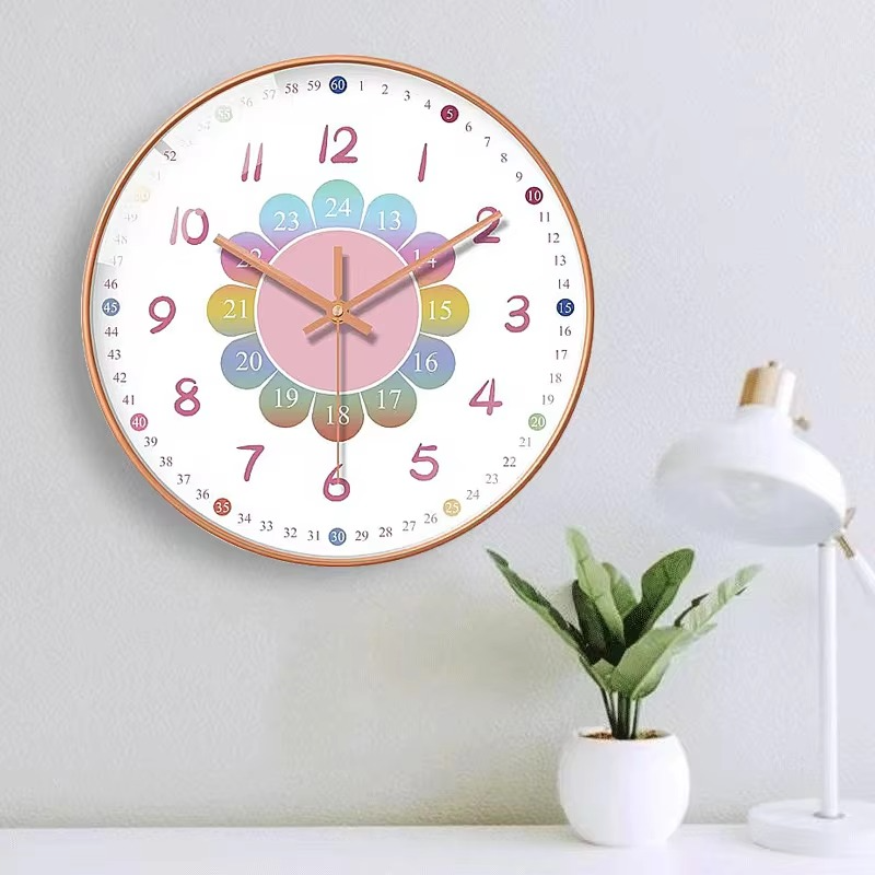 Reloj de pared decorativo para el hogar, sin tic-tac
