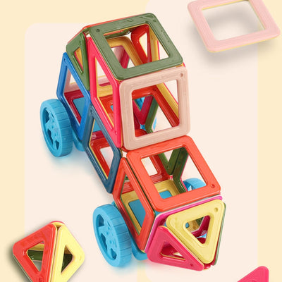 Fidtoy 3D Magnetic Building Blocks Kit – STEM Educational Toy for Kids 4+