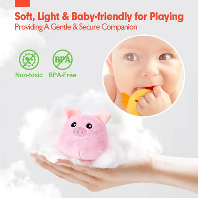 Fidtoy Plush Farm Set Baby Sensory Toy for 6-36 Months