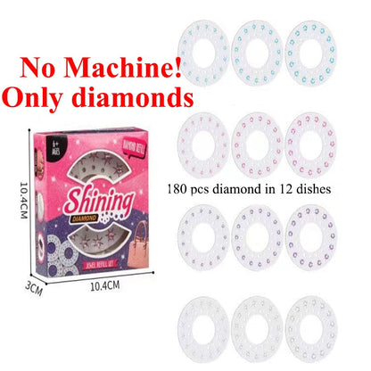 Shining Diamond Hair Decoration Stapler Machine