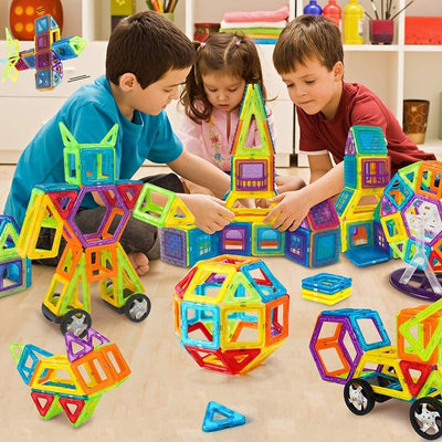 Bloques de construcción magnéticos Montessori