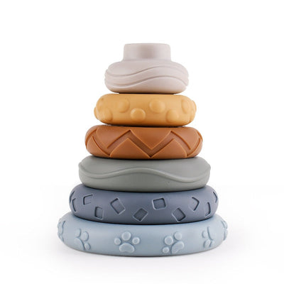 Silicone Montessori Stacking Toy