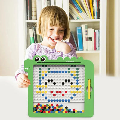 Fidtoy Magnetic Drawing Board Montessori Learning Toy for Kids