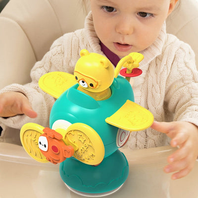 Juguete sensorial con ventosa giratoria para niños