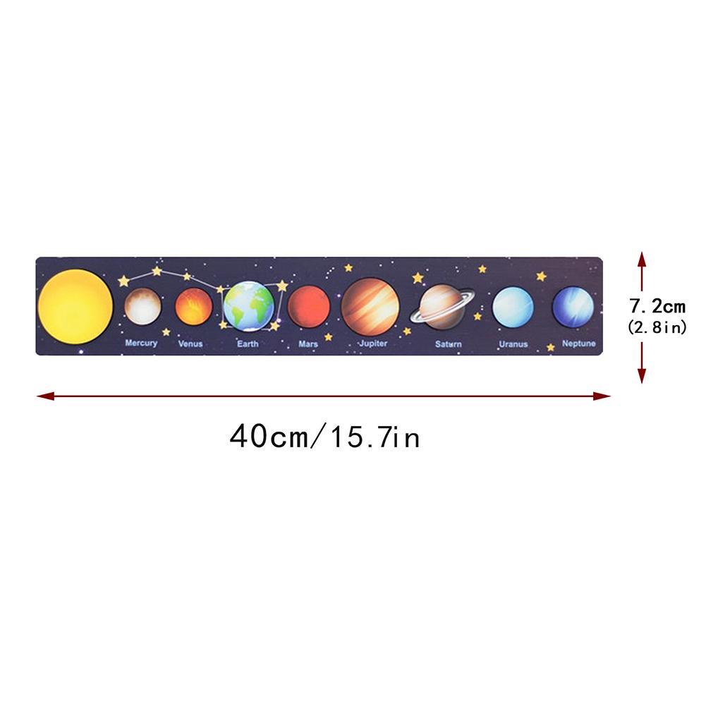 3D Wooden Solar System Puzzle