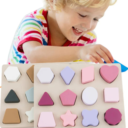 Silicone Geometric Shape Puzzle