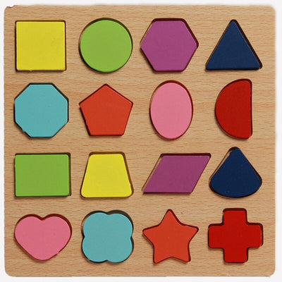 Puzzle en bois 3D Montessori pour enfants avec alphabet et chiffres