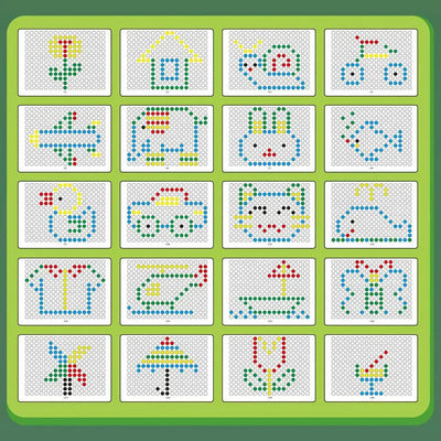 Fidtoy Magnetic Drawing Board Montessori Learning Toy for Kids