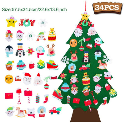 Sapin de Noël en feutre