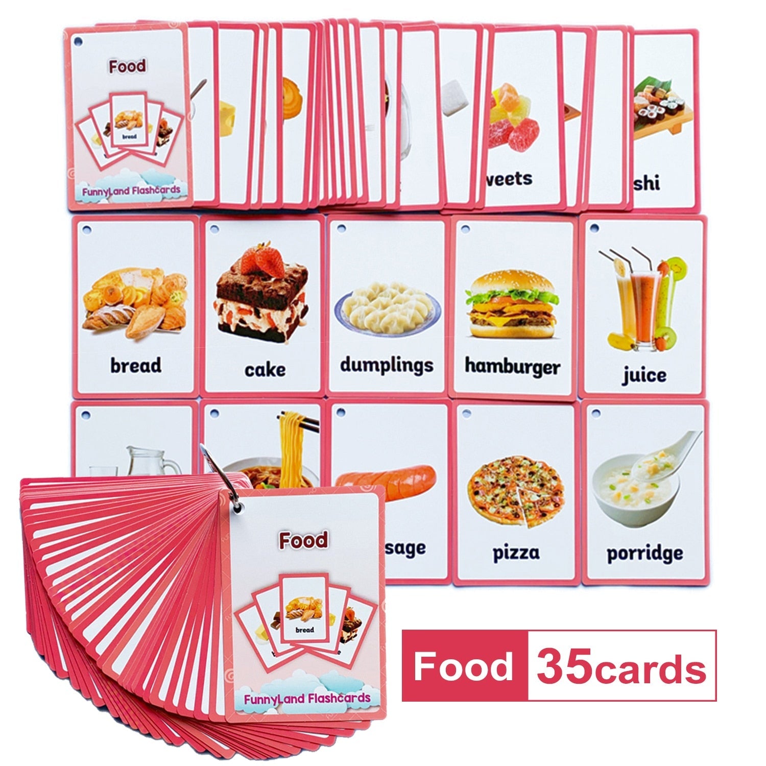Baby English Learning Word Table Flashcard Toys