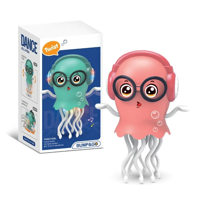 Fidtoy Electric Dancing Octopus Toy with Lights and Music for Kids