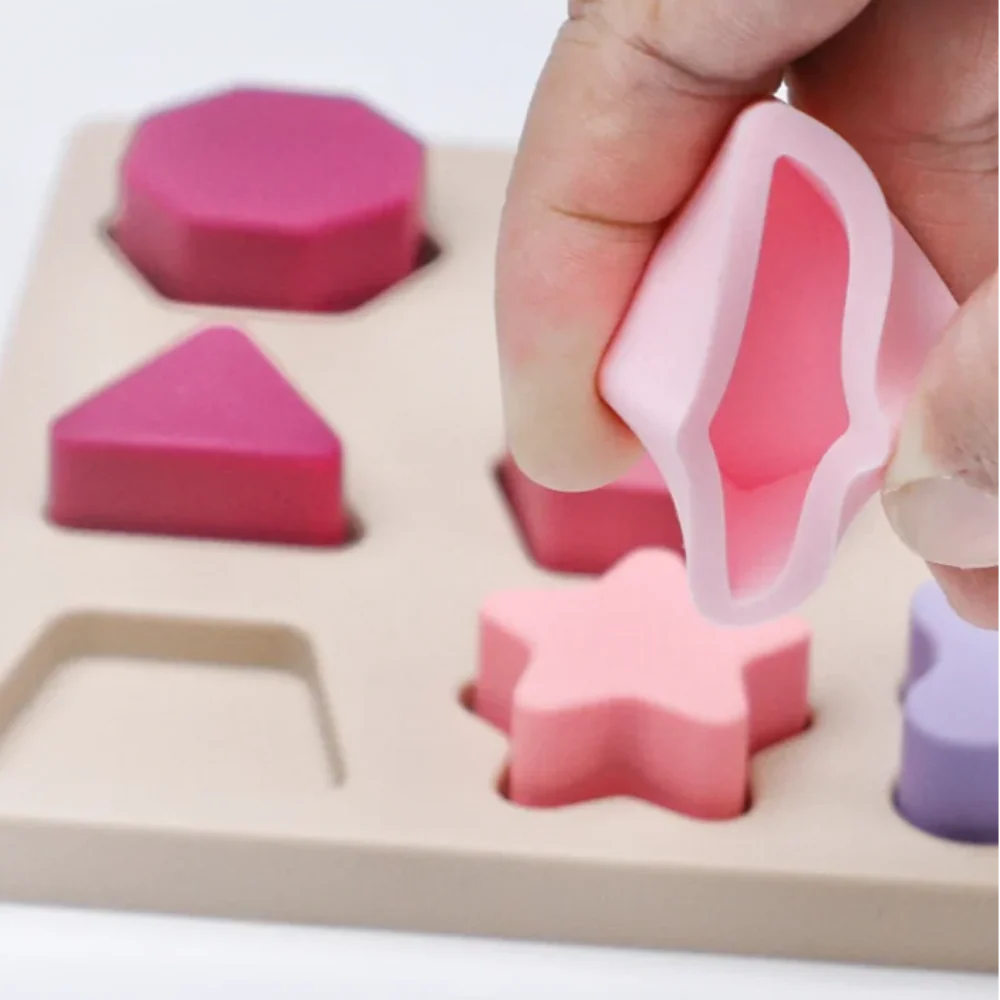 Silicone Geometric Shape Puzzle