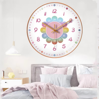 Reloj de pared decorativo para el hogar, sin tic-tac