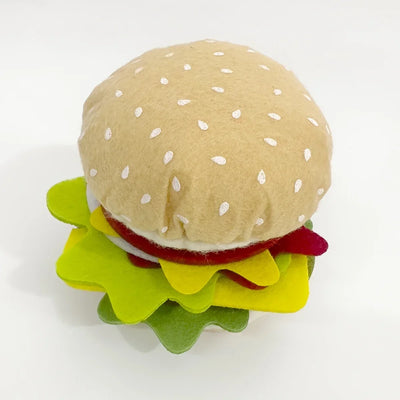 Montessori pretend play 28PCS Burger Sandwich Set