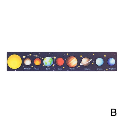 3D Wooden Solar System Puzzle