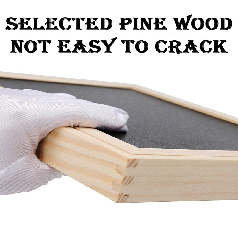 Wooden Multifunction Children Puzzle with Magnetic Writing and Drawing Board and Blackboard