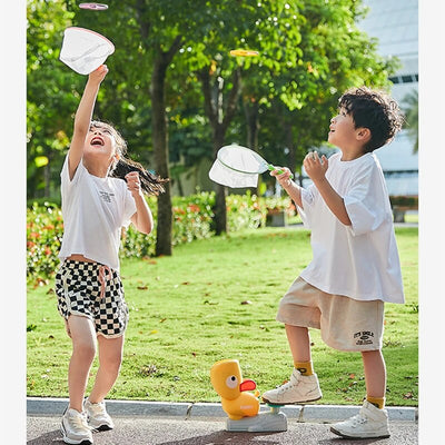Fidtoy Air Rocket Launcher Toy – Outdoor Stomp Rocket Toy for Kids Active Play & STEM Learning