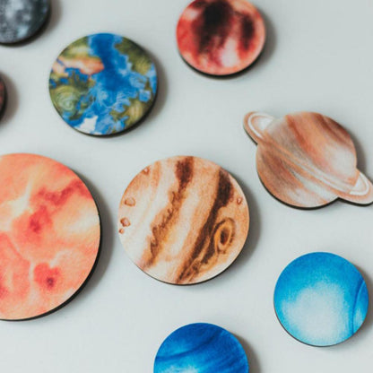 3D Wooden Solar System Puzzle