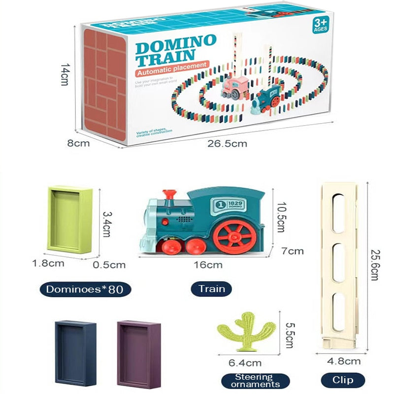 Juguete Tren Dominó Montessori