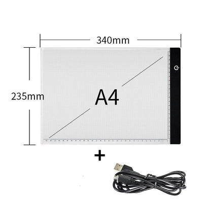 Fidtoy LED Drawing Pad for Kids Light Up Tracing Board Creative Art Tool