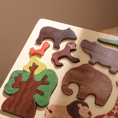 Wooden Forest Montessori Puzzle