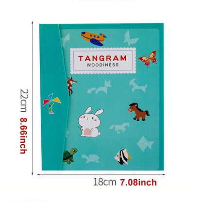 Tangram Educational Magnet Board for Kids