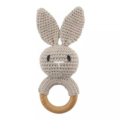 Fidtoy SnuggleBud Rattle & Teether Baby Sensory Toy