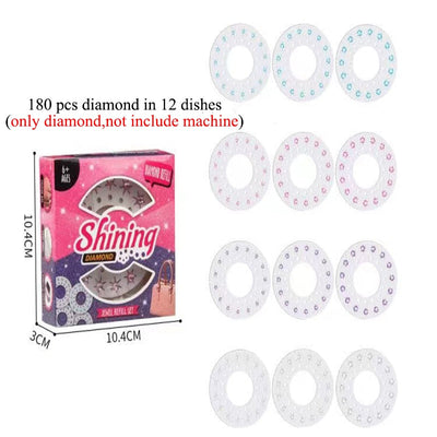 Shining Diamond Hair Decoration Stapler Machine