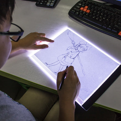 Fidtoy LED Drawing Pad for Kids Light Up Tracing Board Creative Art Tool