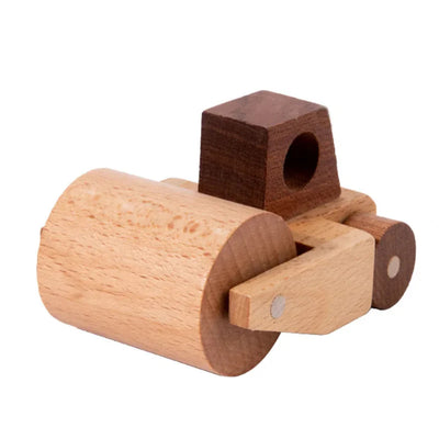 Ensemble de jouets en bois Fidtoy pour enfants | Jeu de construction et de transport Montessori